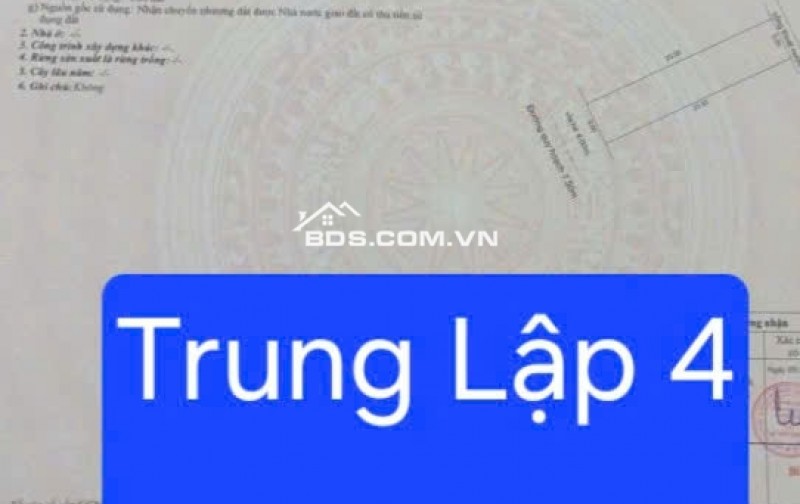 Bán đất đường TRung Lập 4 - Khu đô thị xanh Bàu Tràm Lakeside